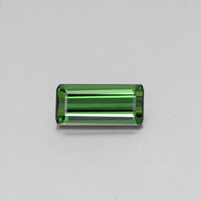 1.75 ct Green Tourmaline Gemstone, Tourmaline Gem in Octagon Facet Shape for Sale.