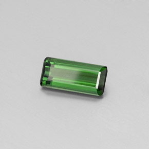 1.75 ct Green Tourmaline Stone, Natural Tourmaline in Octagon Facet Shape for Sale