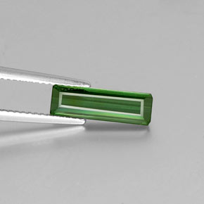 1.60 ct Green Tourmaline Gemstone, Tourmaline Gem in Octagon Facet Shape for Sale.