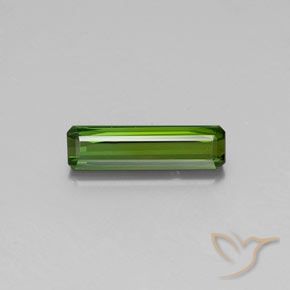 1.93ct Natural Medium Green Tourmaline, Emerald Cut, VVS-VS