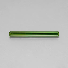 1.75 ct Green Tourmaline Gemstone, Tourmaline Gem in Octagon Facet Shape for Sale.