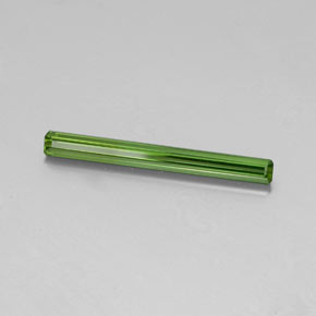 1.75 ct Green Tourmaline Stone, Natural Tourmaline in Octagon Facet Shape for Sale