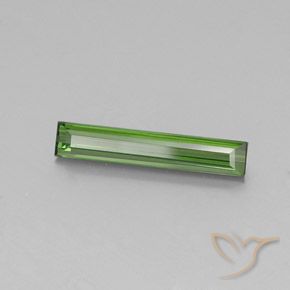 1.72 ct Green Tourmaline Stone, Natural Tourmaline in Octagon Facet Shape for Sale