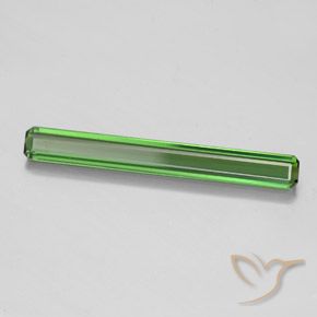 1.57 ct Green Tourmaline Stone, Natural Tourmaline in Octagon Facet Shape for Sale