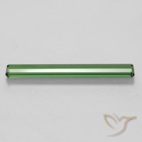 Tourmaline Gemstone in 22.9 x 2.8 mm Size for Sale, Tourmaline Stone in Medium Green Color