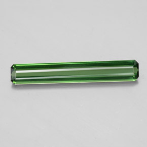 1.51 ct Green Tourmaline Gemstone, Tourmaline Gem in Octagon Facet Shape for Sale.