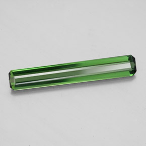 1.51 ct Green Tourmaline Stone, Natural Tourmaline in Octagon Facet Shape for Sale