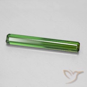 1.79 ct Green Tourmaline Stone, Natural Tourmaline in Octagon Facet Shape for Sale