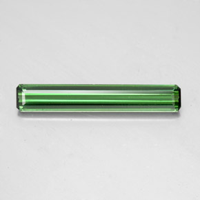 1.60 ct Green Tourmaline Gemstone, Tourmaline Gem in Octagon Facet Shape for Sale.