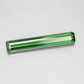 1.60 ct Green Tourmaline Stone, Natural Tourmaline in Octagon Facet Shape for Sale