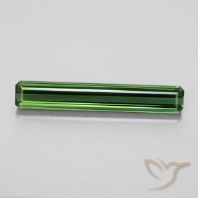 2.41ct Natural Earthy Green Tourmaline, Emerald Cut, VVS-VS
