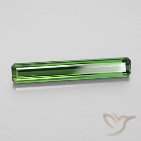 2.41 ct Green Tourmaline Stone, Natural Tourmaline in Octagon Facet Shape for Sale
