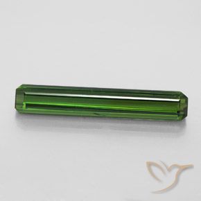 2.84ct Natural Earthy Green Tourmaline, Emerald Cut, VS