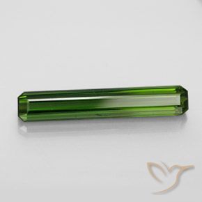 2.84 ct Green Tourmaline Stone, Natural Tourmaline in Octagon Facet Shape for Sale