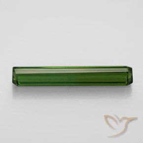 Tourmaline Gemstone in 21.4 x 3.7 mm Size for Sale, Tourmaline Stone in Earthy Green Color