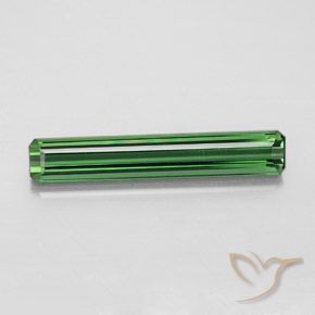 2.00ct Natural Green Tourmaline, Emerald Cut, VVS-VS