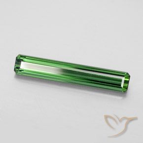 2.00 ct Green Tourmaline Stone, Natural Tourmaline in Octagon Facet Shape for Sale
