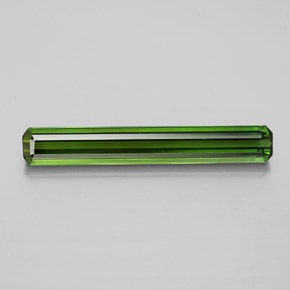 Earthy Green Tourmaline Gem - 2.5ct Octagon Facet (ID: 347348)