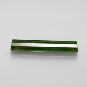 Tourmaline Gemstone in 21.3 x 4 mm Size for Sale, Tourmaline Stone in Forest Green Color