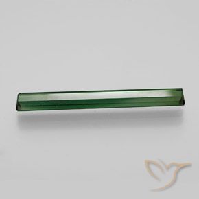 Tourmaline Gemstone in 28.6 x 3.7 mm Size for Sale, Tourmaline Stone in Cool Forest Green Color