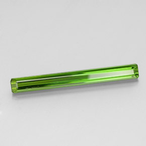 3.07 ct Green Tourmaline Stone, Natural Tourmaline in Octagon Facet Shape for Sale