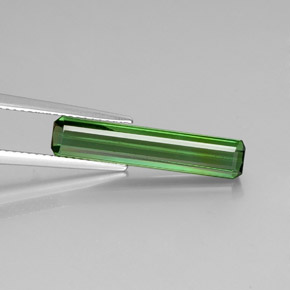 Green Tourmaline Gem - 3.1ct Octagon Facet (ID: 347668)