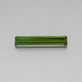 3.01 ct Green Tourmaline Gemstone, Tourmaline Gem in Octagon Facet Shape for Sale.