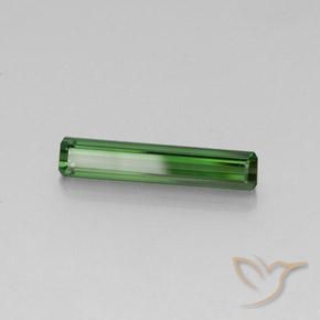 3.08 ct Green Tourmaline Stone, Natural Tourmaline in Octagon Facet Shape for Sale