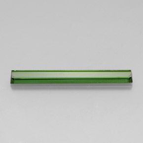 Tourmaline Gemstone in 28.3 x 3.6 mm Size for Sale, Tourmaline Stone in Medium Green Color