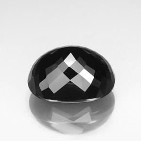 Tourmaline Gemstone in 22.1 x 16.8 mm Size for Sale, Tourmaline Stone in Black Color