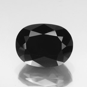 Schorl Турмалин Камень - 32.3ct Фасетный Овал (ID: 347787)