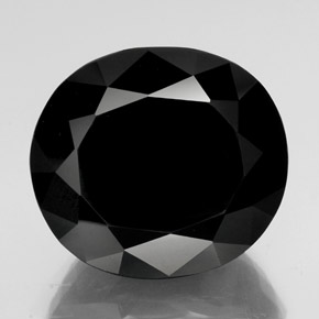 61.6ct Oval Facet Black Tourmaline for sale thumb image of 61.6ct Oval Facet Black Tourmaline (ID: 347923)