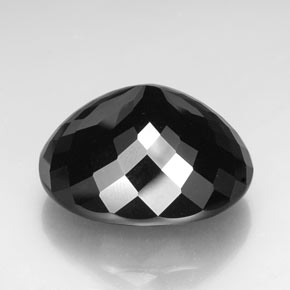Tourmaline Gemstone in 27.5 x 23.5 mm Size for Sale, Tourmaline Stone in Black Color