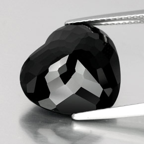 Tourmaline Gemstone in 14.9 x 13.3 mm Size for Sale, Tourmaline Stone in Black Color