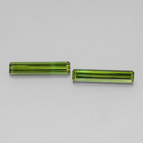 1.70 ct Green Tourmaline Gemstone, Tourmaline Gem in Octagon Facet Shape for Sale.