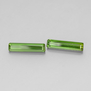 1.82 ct Green Tourmaline Stone, Natural Tourmaline in Octagon Facet Shape for Sale