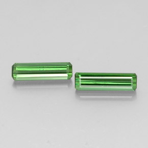 1.75 ct Green Tourmaline Gemstone, Tourmaline Gem in Octagon Facet Shape for Sale.
