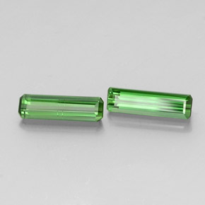 1.75 ct Green Tourmaline Stone, Natural Tourmaline in Octagon Facet Shape for Sale