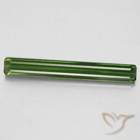2.53ct Natural Forest Green Tourmaline, Emerald Cut, VS