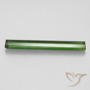 Tourmaline Gemstone in 25.5 x 3.4 mm Size for Sale, Tourmaline Stone in Forest Green Color