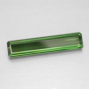 2.11 ct Green Tourmaline Stone, Natural Tourmaline in Octagon Facet Shape for Sale