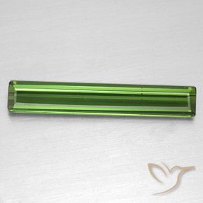 2.23ct Natural Forest Green Tourmaline, Emerald Cut, VS