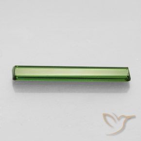 Tourmaline Gemstone in 21.7 x 3.7 mm Size for Sale, Tourmaline Stone in Forest Green Color