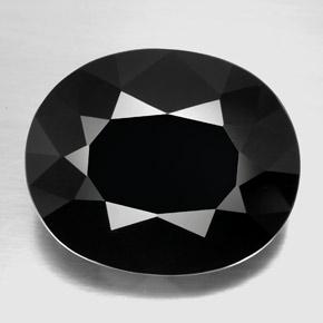 Черный Турмалин Камень - 29.2ct Фасетный Овал (ID: 348311)
