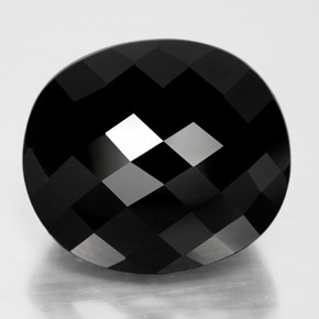 Schorl Турмалин Камень - 31ct Овал Шахматный (ID: 348313)