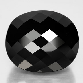 Schorl Турмалин Камень - 36.5ct Овал Шахматный (ID: 348315)