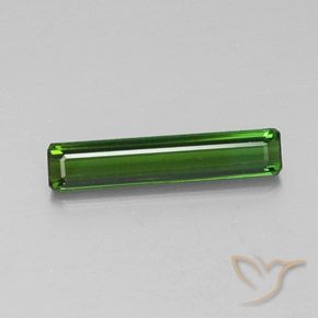 2.13ct Natural Medium-Dark Green Tourmaline, Emerald Cut, VVS-VS