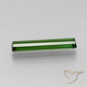 Tourmaline Gemstone in 18.6 x 3.8 mm Size for Sale, Tourmaline Stone in Medium-Dark Green Color