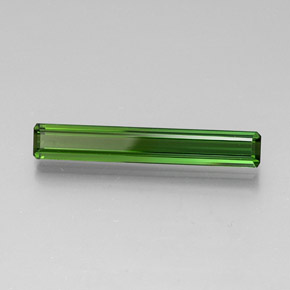 2.56 ct Green Tourmaline Stone, Natural Tourmaline in Octagon Facet Shape for Sale