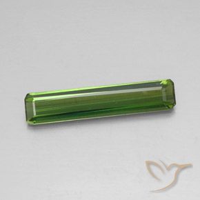 2.55ct Natural Deep Green Tourmaline, Emerald Cut, VS-SI